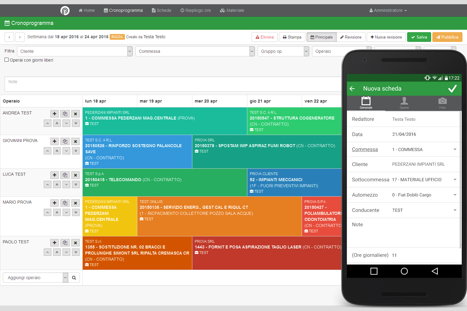 Software gestione cantieri